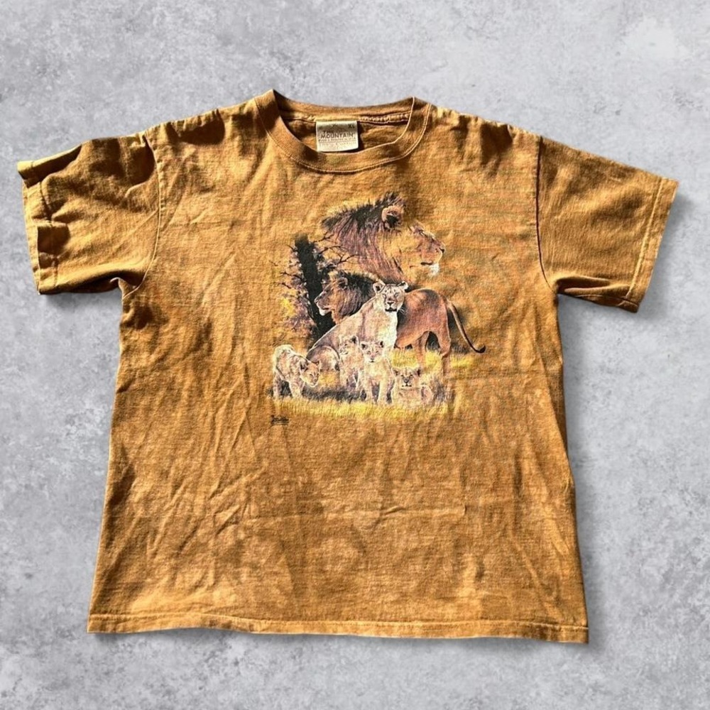 Vintage The Mountain lion tee Busch gardens made in USA‎ streetwear
